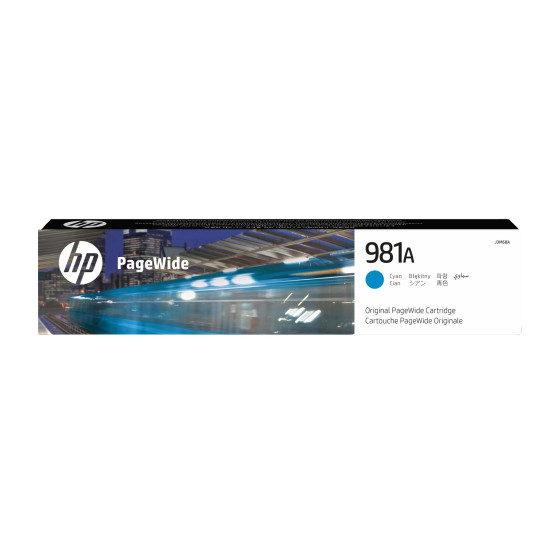 Cartouche HP 981A cyan - PageWide HP d'origine (J3M68A)