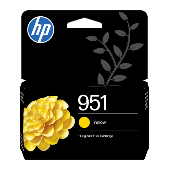 Cartouche d'encre HP 951 jaune - HP d'origine (CN052AE)