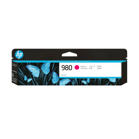 Cartouche d'encre HP 980 magenta - HP d'origine (D8J08A)
