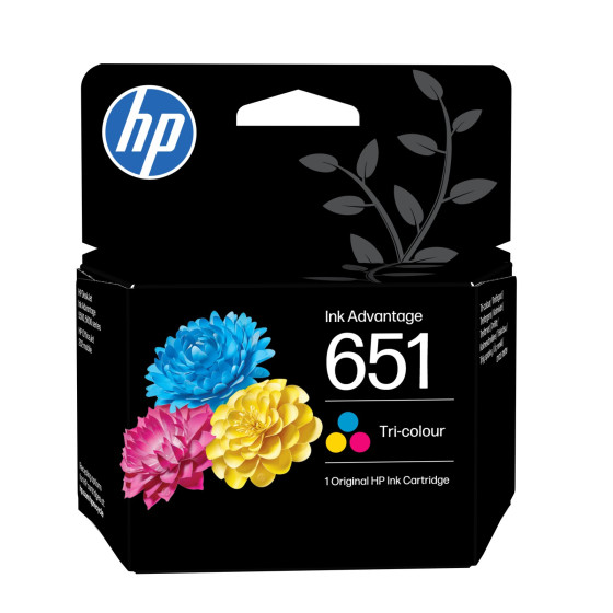 Cartouche d'encre HP 651 trois couleurs - HP d'origine (C2P11AE)