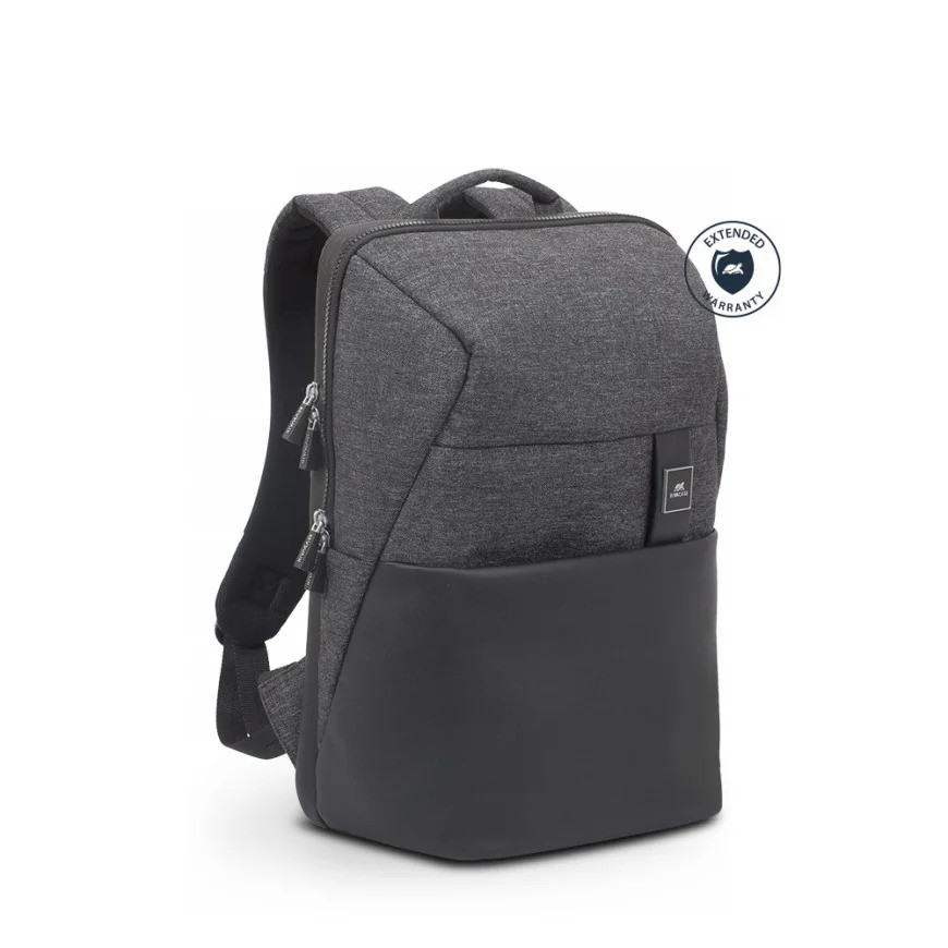 Sac à DOS Rivacase 8861 noir mélange pour ordinateurs portables 15,6" (8861 black)