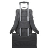 Sac à DOS Rivacase 8861 noir mélange pour ordinateurs portables 15,6" (8861 black)