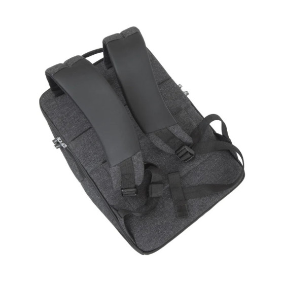 Sac à DOS Rivacase 8861 noir mélange pour ordinateurs portables 15,6" (8861 black)