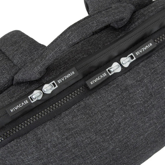 Sac à DOS Rivacase 8861 noir mélange pour ordinateurs portables 15,6" (8861 black)