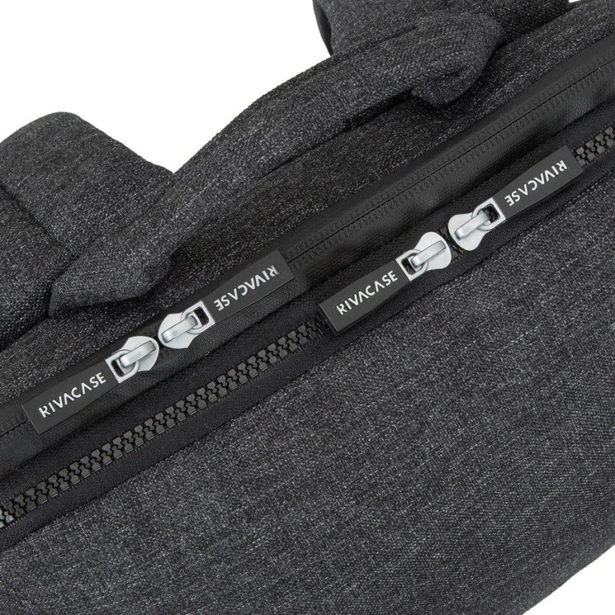 Sac à DOS Rivacase 8861 noir mélange pour ordinateurs portables 15,6" (8861 black)