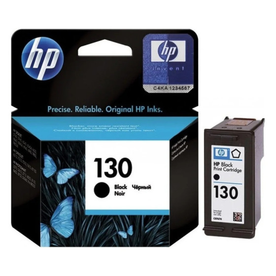 Cartouche d'encre HP 130 noir - HP d'origine (C8767HE)