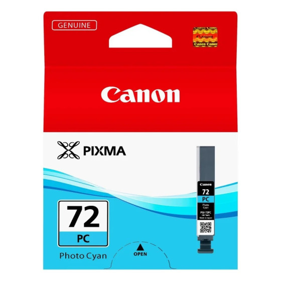 Cartouche d'encre Canon PGI-72PC photo cyan - Canon d'origine (6407B001AA)