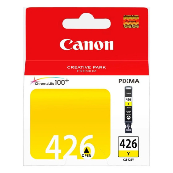 Cartouche d'encre Canon CLI-426Y jaune - Canon d'origine (4559B001AA)