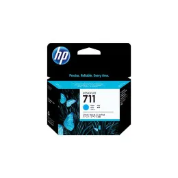 HP 711 CYAN - PACK DE 3 CARTOUCHES D'ENCRE HP D'ORIGINE (CZ134A)