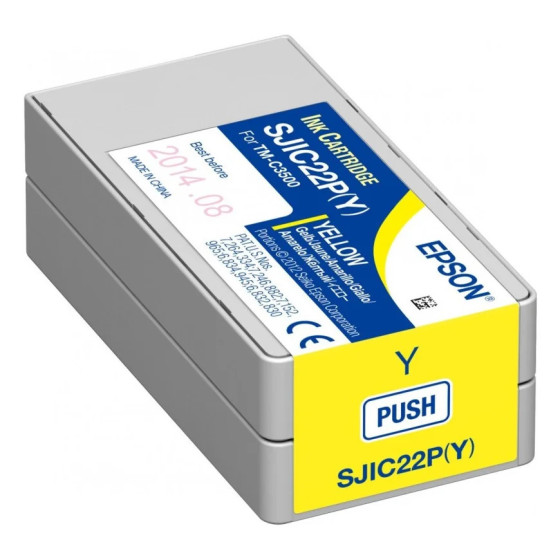 Cartouche d'encre Epson SJIC22P jaune - Epson d'origine (C33S020604)