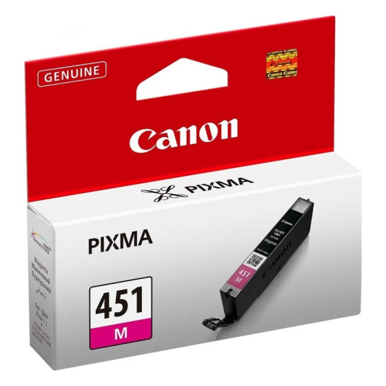 Cartouche d'encre Canon CLI-451M magenta - Canon d'origine (6525B001AA)