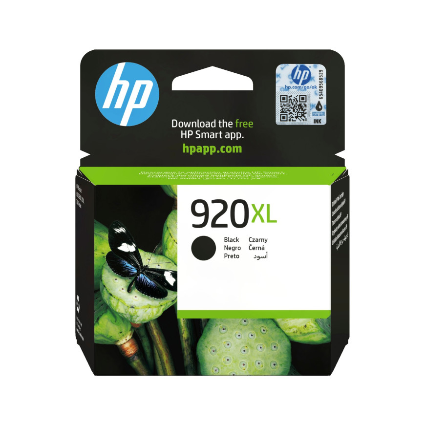 Cartouche d'encre HP 920XL noir - grande capacité HP d'origine (CD975AE)