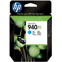 HP 940XL CYAN - CARTOUCHE D'ENCRE GRANDE CAPACITÉ HP D'ORIGINE (C4907AE)