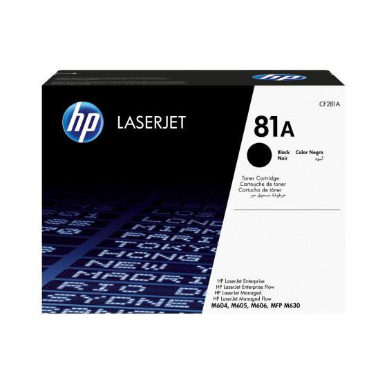 Toner HP 81A noir (CF281A) - HP LaserJet d'origine