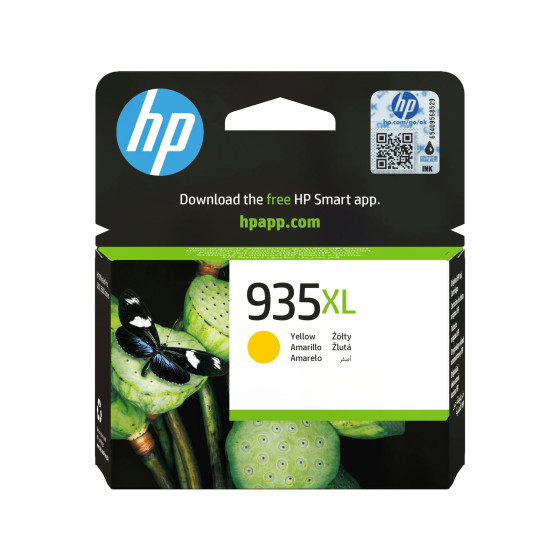 Cartouche d'encre HP 935XL jaune - grande capacité HP d'origine (C2P26AE)