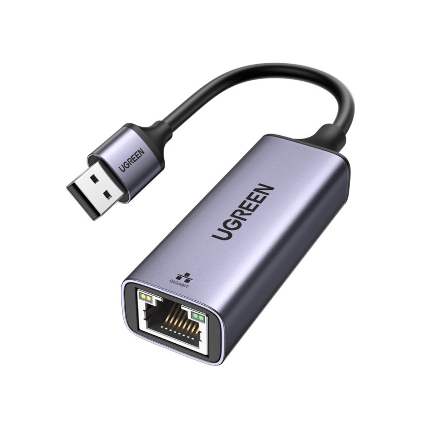Ugreen Adap Aliminium USB 3.0 to RJ45 GRIS