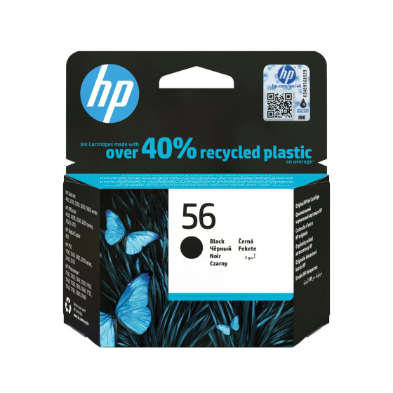 Cartouche d'encre HP 56 noir - HP d'origine (C6656AE)