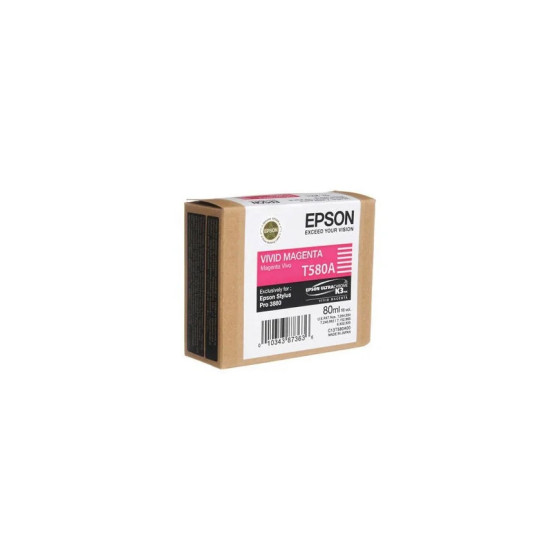Cartouche d'encre magenta Epson T580A (C13T580A00)