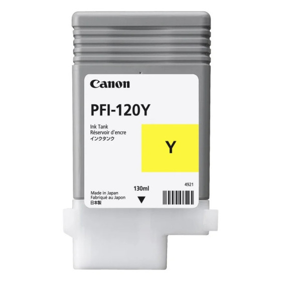 Cartouche d'encre Canon PFI-120 jaune - Canon d'origine (2888C001AA)