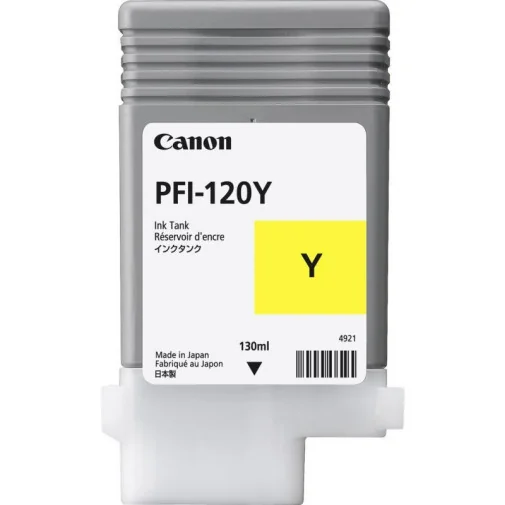 CANON PFI-120 JAUNE - CARTOUCHE D'ENCRE CANON D'ORIGINE (2888C001AA) - Cartouches - Rightech - le bon choix