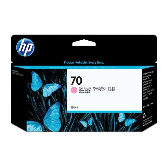 Cartouche d'encre HP 70 magenta clair - HP d'origine (C9455A)