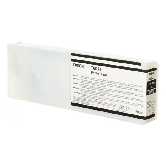 Cartouche d'encre Epson T8041 photo noir - Epson ultrachrome hdx/hd 700ML (C13T804100)
