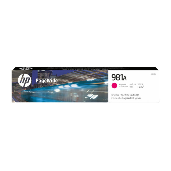 Cartouche HP 981A magenta - PageWide HP d'origine (J3M69A)