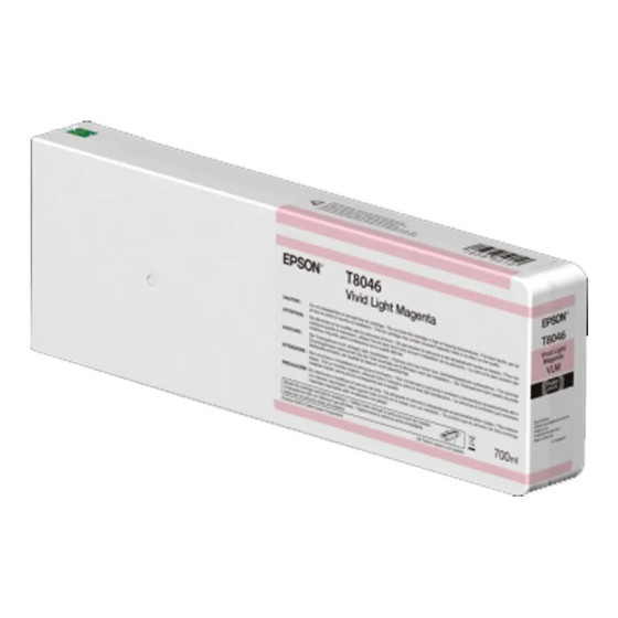 Cartouche d'encre Epson T8046 vivid magenta claire - Epson ultrachrome hdx/hd 700ML (C13T804600)