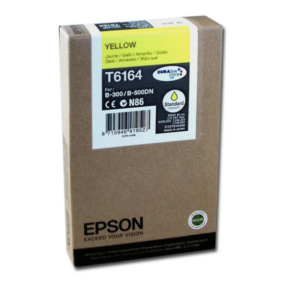 Cartouche d'encre Epson T6164 jaune - Epson d'origine (C13T616400)