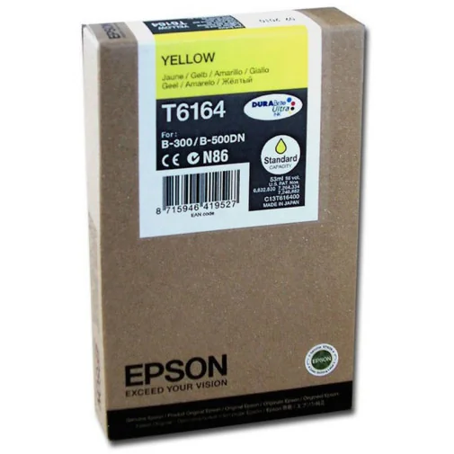 EPSON T6164 JAUNE - CARTOUCHE D'ENCRE EPSON D'ORIGINE (C13T616400) - Cartouches - Rightech - le bon choix