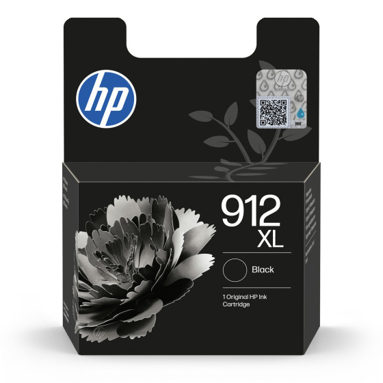 Cartouche d'encre HP 912XL noir - HP d'origine (3YL84AE)
