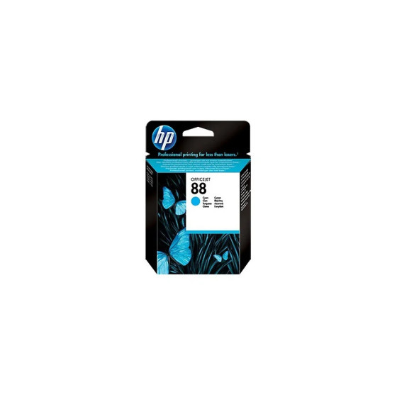 Cartouche d'encre HP 88 cyan - HP d'origine (C9386AE)