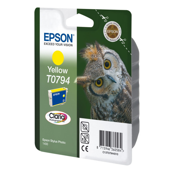 Cartouche Epson chouette - encre claria J (C13T07944010)