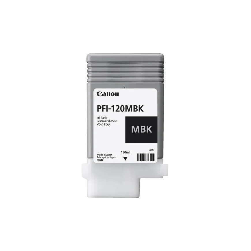 Cartouche d'encre Canon PFI-120 noir mat - Canon d'origine (2884C001AA)