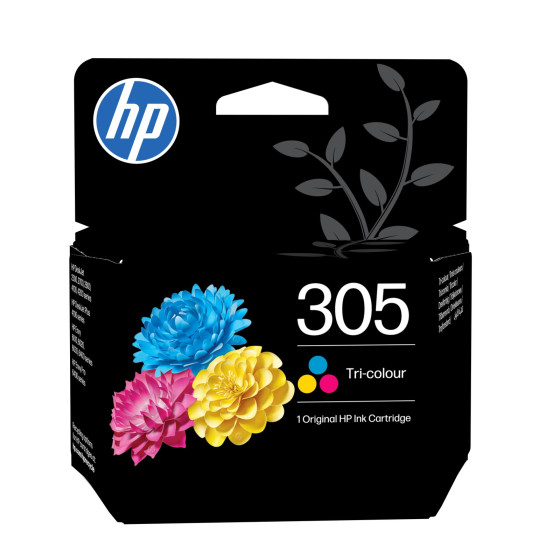Cartouche d'encre HP 305 trois couleurs - HP d'origine (3YM60AE)