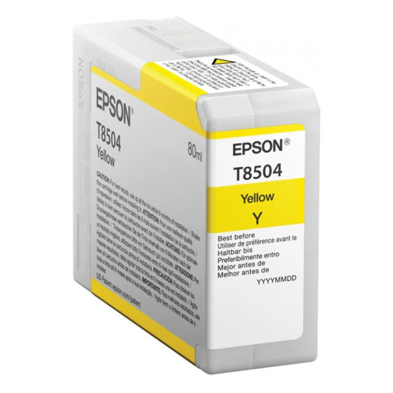 Cartouche d'encre Epson T8504 jaune - Epson d'origine (C13T850400)