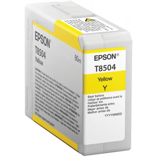 EPSON T8504 JAUNE - CARTOUCHE D'ENCRE EPSON D'ORIGINE (C13T850400) - Cartouches - Rightech - le bon choix