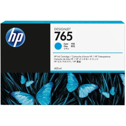 HP 765 CYAN - CARTOUCHE D'ENCRE HP D'ORIGINE (F9J52A) - Cartouches - Rightech - le bon choix