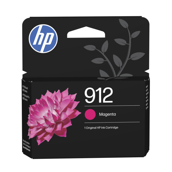 Cartouche d'encre HP 912 magenta - HP d'origine (3YL78AE)