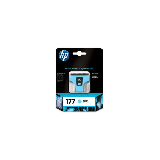 Cartouche d'encre HP 177 cyan clair - HP d'origine (C8774HE)