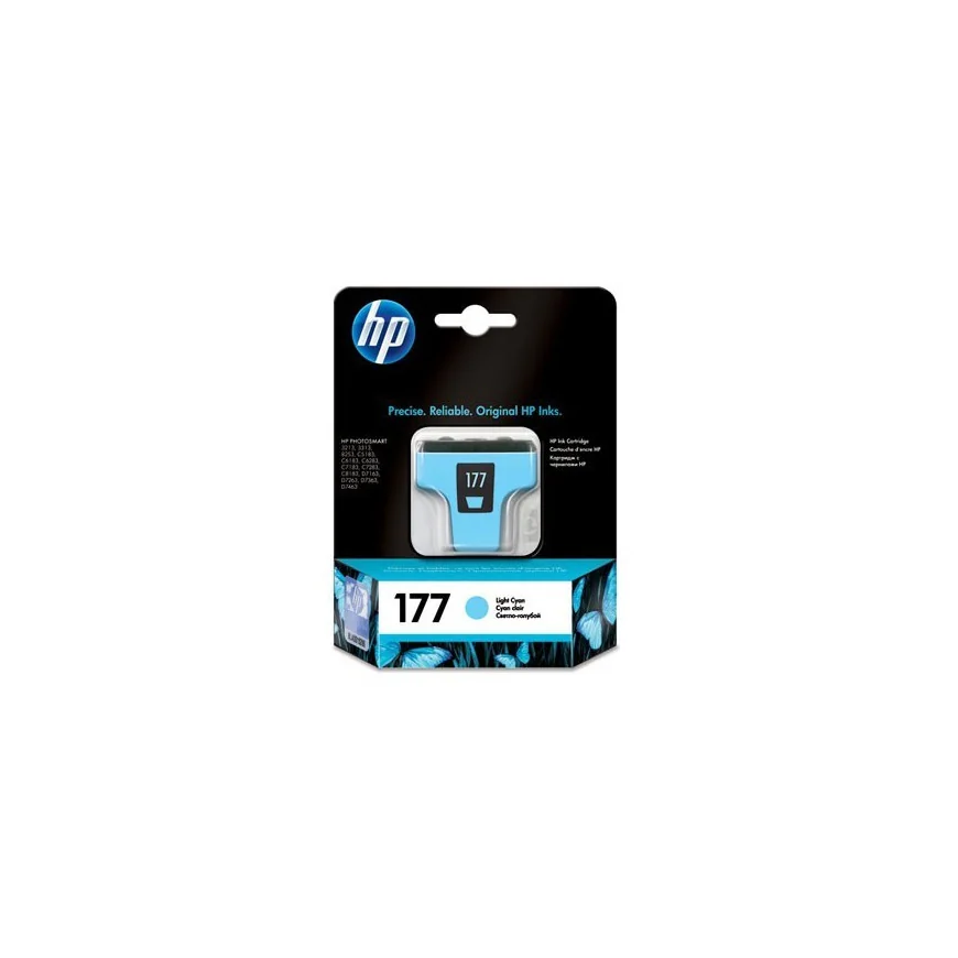 HP 177 CYAN CLAIR - CARTOUCHE D'ENCRE HP D'ORIGINE (C8774HE)