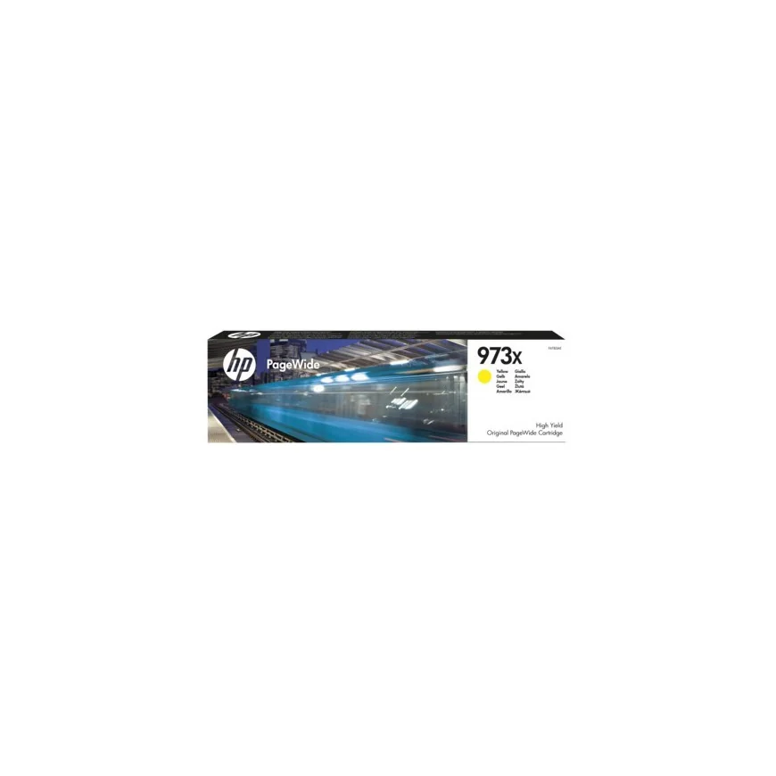 HP 973X JAUNE - CARTOUCHE PAGEWIDE GRANDE CAPACITÉ HP D'ORIGINE (F6T83AE)