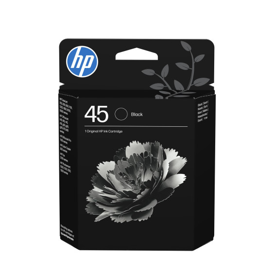 Cartouche d'encre HP 45 noir - grande capacité HP d'origine (51645AE)