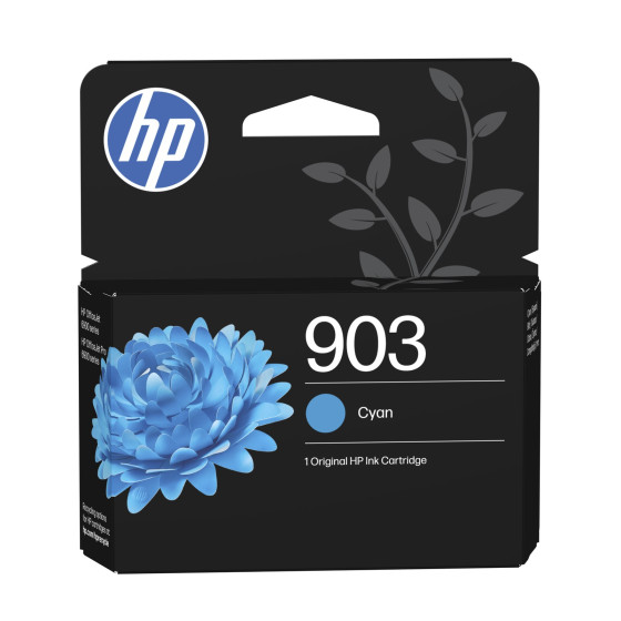 Cartouche d'encre HP 903 cyan - HP d'origine (T6L87AE)