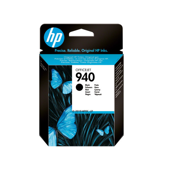 Cartouche d'encre HP 940 noir - HP d'origine (C4902AE)