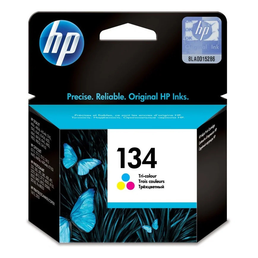 Cartouche d'encre HP 134 trois couleurs - HP d'origine (C9363HE)