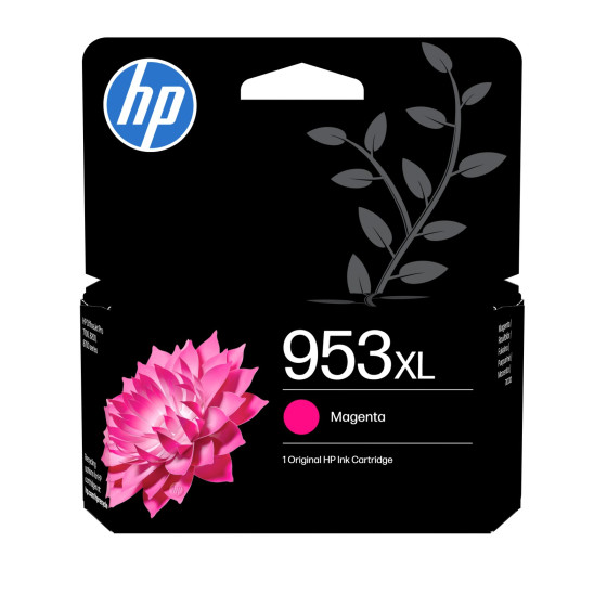 Cartouche d'encre HP 953XL magenta - grande capacité HP d'origine (F6U17AE)
