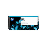 Cartouche d'encre HP 730 cyan 300 ml - HP d'origine (P2V68A)