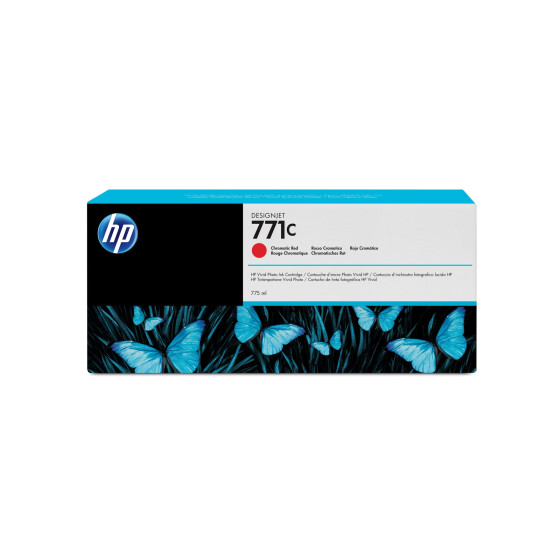 Cartouche d'encre HP 771C rouge chromatique - HP d'origine (B6Y08A)
