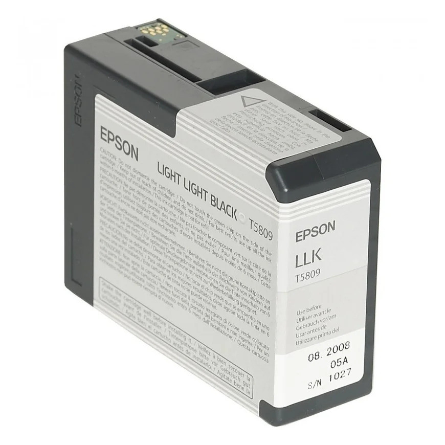 Cartouche d'encre Epson SP 3800/3880 (80ML) gris clair (C13T580900).